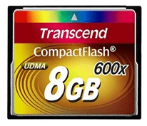 Carte mémoire Transcend CompactFlash 8 Go