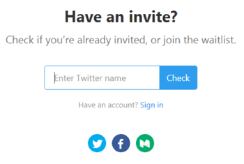 Entrez votre identifiant Twitter pour voir si vous êtes invité à la version bêta de Refind pour ordinateur.
