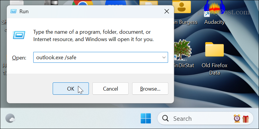 Outlook ne s'ouvre pas sous Windows