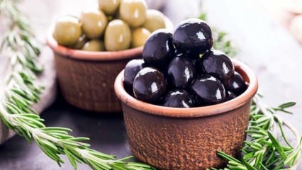 Comment obtenir un excès de sel des olives noires?