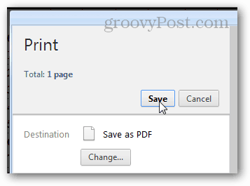 imprimer en pdf en chrome