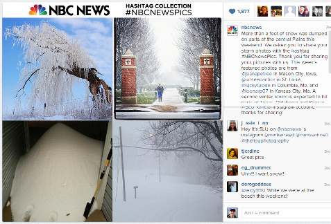 fonctionnalité de nouvelles instagram nbc