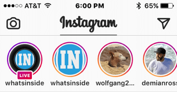 Lorsque vous êtes en direct sur Instagram, vos abonnés verront 