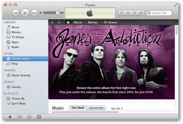 iTunes 10.5 Mac