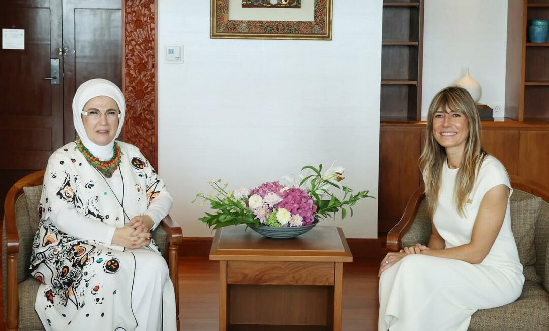 Emine Erdoğan a rencontré les épouses des dirigeants à Bali