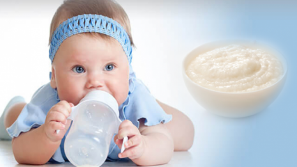 Recette de farine de riz facile pour les bébés! Comment faire du pudding pour bébé en période de complément alimentaire?