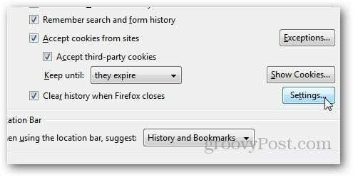 Firefox HIstory Delete 5