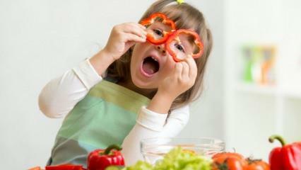 Quelle devrait être la bonne nutrition chez les enfants? Voici les fruits et légumes de janvier...