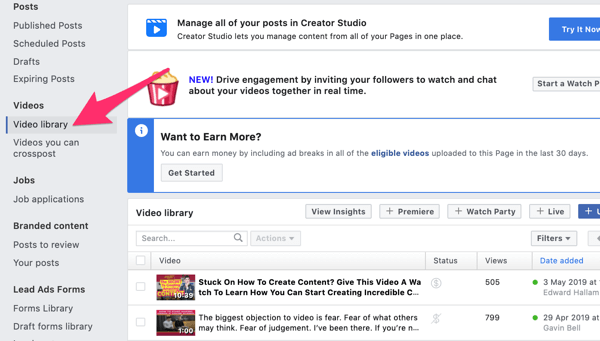 Utilisez les publicités vidéo Facebook pour toucher les clients locaux, étape 5.
