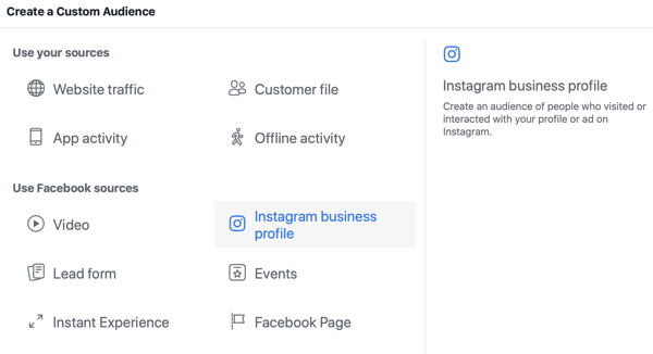 Comment développer stratégiquement votre compte Instagram, étape 3, sélectionnez l'option de profil d'entreprise Instagram source