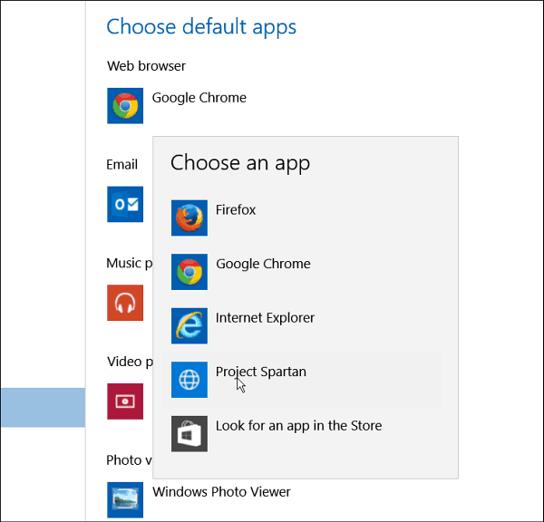 Conseil Windows 10: faites de Project Spartan le navigateur par défaut