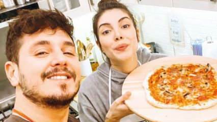 Deniz Baysal, la servante, et son mari ont fait de la pizza à la maison!