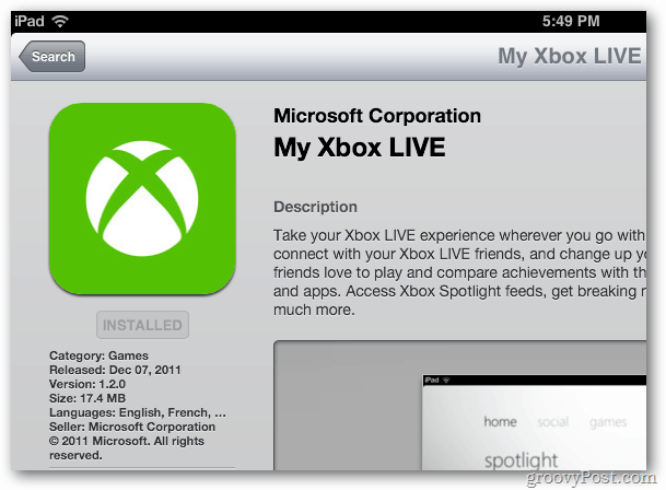 Mon Xbox Live