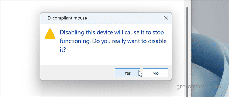 Désactivez le pavé tactile sur Windows 11