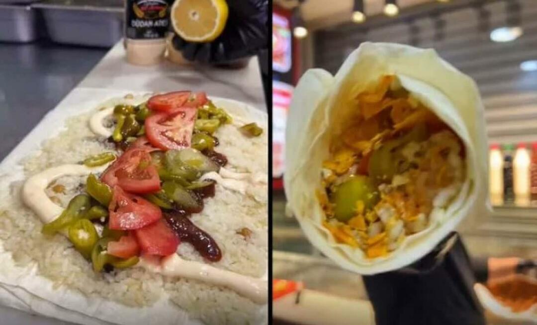 Boulettes de viande crues farcies de moules, riz et frites entre les wraps! C'est devenu viral sur Tiktok