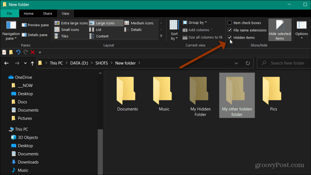 Comment masquer des fichiers et des dossiers sur Windows 10
