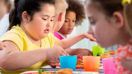 Population d'enfants menacée d'obésité