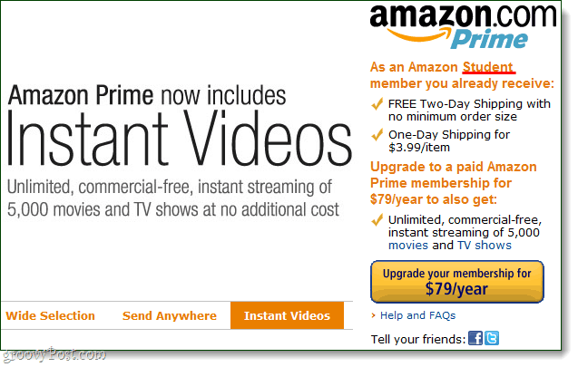 Amazon présente la diffusion gratuite de plus de 2000 films et émissions de télévision aux utilisateurs principaux
