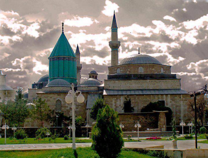 Un plateau a été établi à Konya pour la série Mevlana.