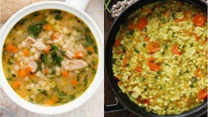 Comment faire une soupe de couscous? La recette de soupe de couscous la plus simple et délicieuse