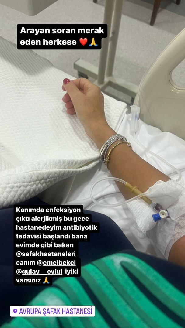 Ozlem Yildiz a une infection dans le sang