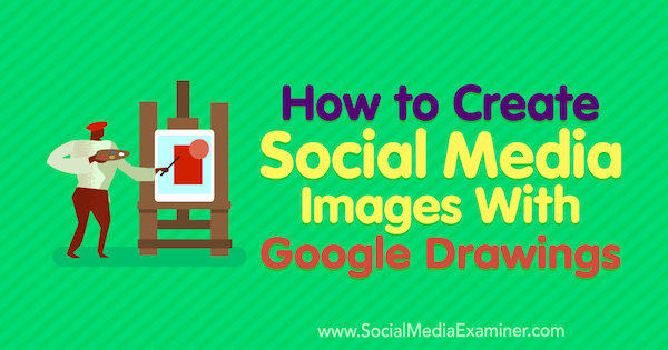 Comment créer des images de médias sociaux avec des dessins Google par James Scherer sur Social Media Examiner.