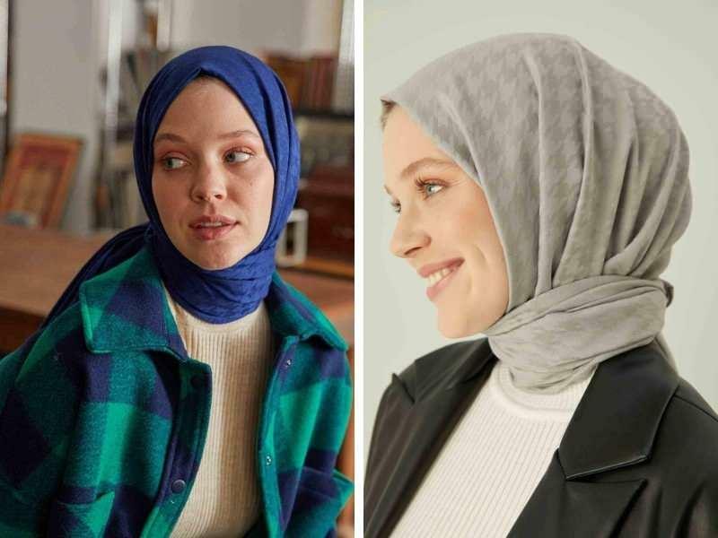 modèles de châle en cachemire hijab pour femme 