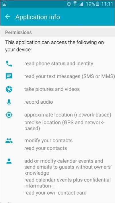 Astuce Android Marshmallow: accorder des autorisations spécifiques à une application