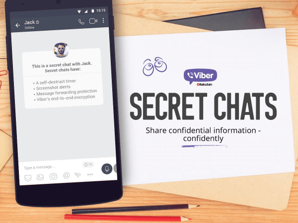 L'application de messagerie mobile, Viber, a publié une mise à jour de type Snapchat pour son service appelé Secret Chats.