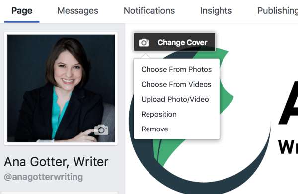 Comment configurer une vidéo de couverture Facebook créative: Social Media Examiner