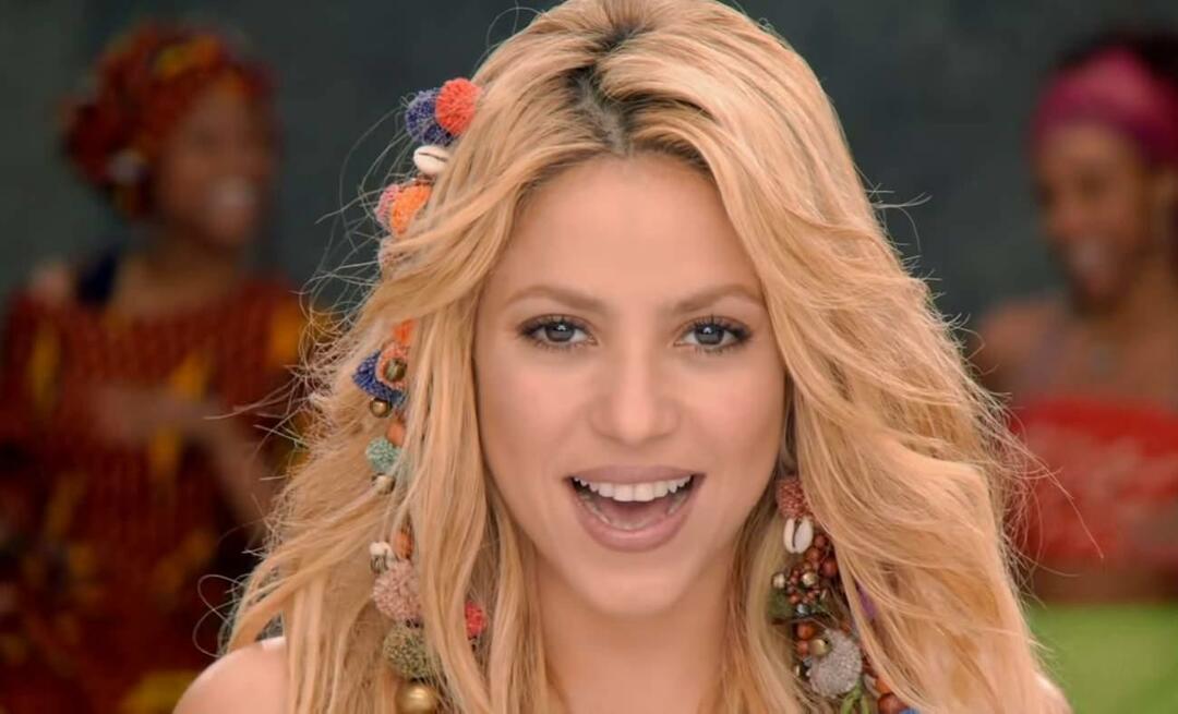 Partage d'événements de Shakira! Célébrée en écrivant 'Afrique' !