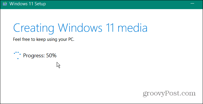 Création d'un support Windows 11