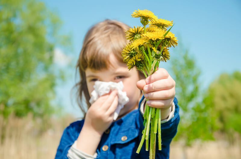 Symptômes d'allergies printanières chez les bébés et les enfants!