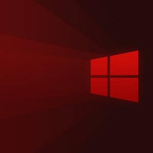 Logo Windows 10 Rouge