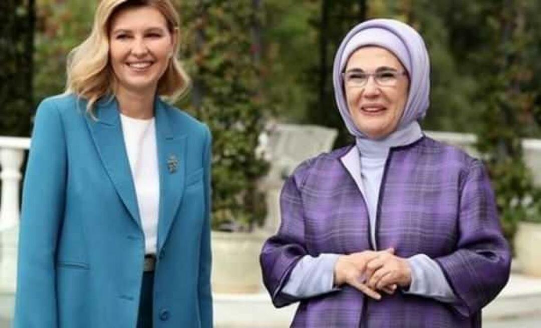 Olena Zelenska est reconnaissante à la Première Dame Erdoğan pour ce qu'elle a fait pour les orphelins ukrainiens !