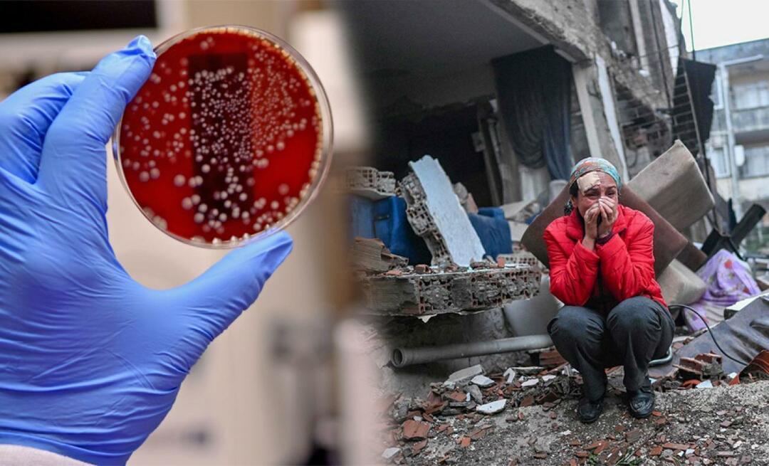 La mesure « test des selles » à Hatay, touchée par le tremblement de terre! Qu'est-ce que le test de selles et à quoi sert-il ?