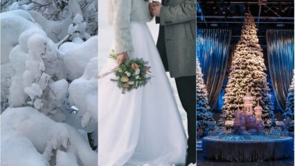 Décorations de mariage d'hiver 2018-19