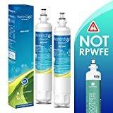 Filtre à eau pour réfrigérateur certifié Waterdrop NSF 53 & 42, compatible avec GE RPWF (pas RPWFE), avancé, paquet de 2