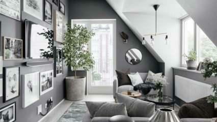 Comment la couleur grise est-elle utilisée dans la décoration de la maison?