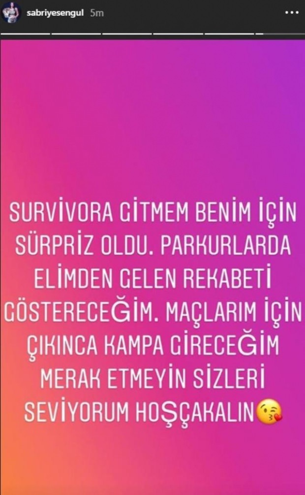 Sabriye Şengül est de retour chez Survivor!