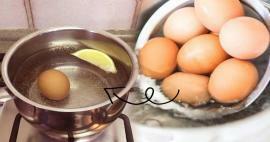 Si vous mettez du citron dans l'eau où vous faites bouillir vos œufs... Cette méthode sera indispensable