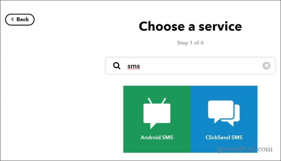 déclencheur sms android