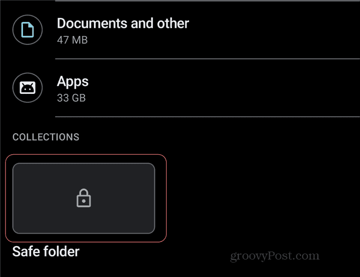 Fichiers par Google Safe Folder
