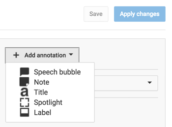 youtube ajouter une annotation
