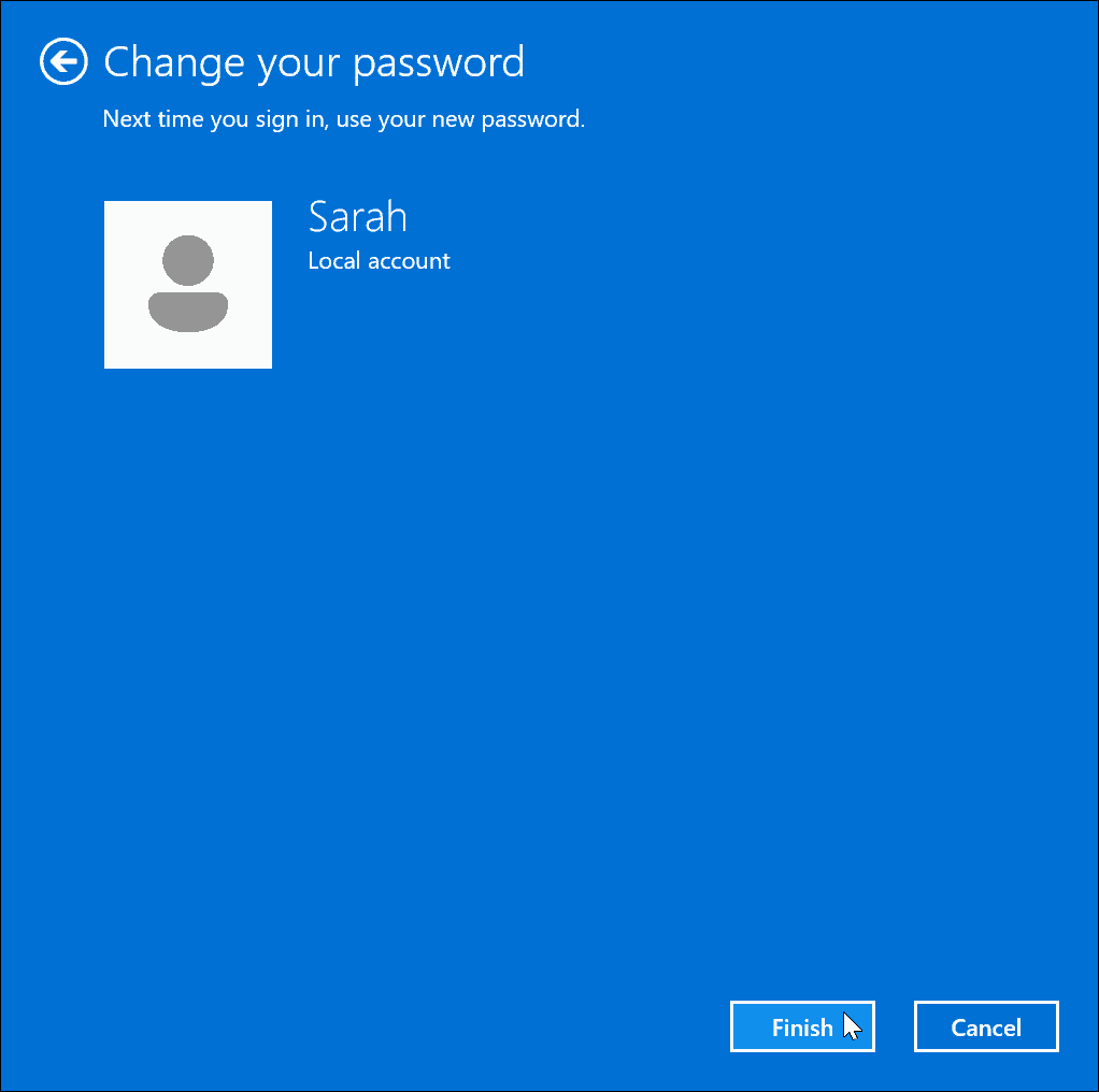 Supprimer votre mot de passe sur Windows 11