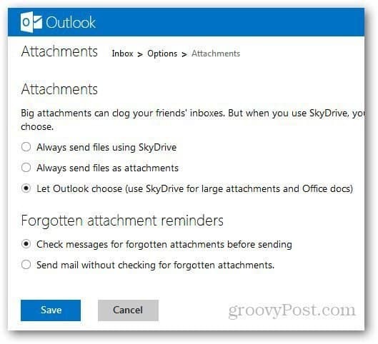 Comment gérer les pièces jointes dans Outlook.com