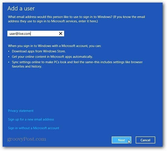 Comment ajouter et gérer de nouveaux utilisateurs dans Windows 8