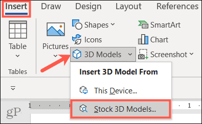Insérer des modèles 3D dans Microsoft Office