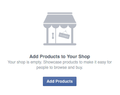 ajouter des produits à la boutique facebook
