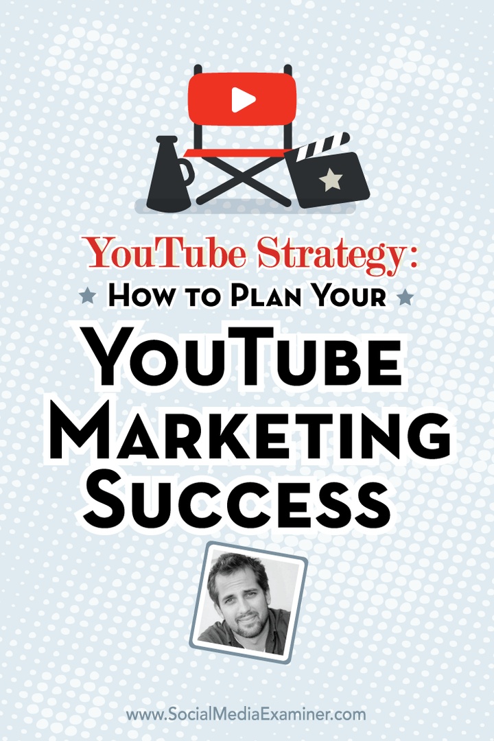Stratégie YouTube: comment planifier votre réussite marketing YouTube: examinateur des médias sociaux